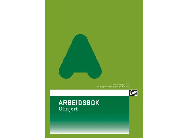 Arbeidsbok EMO A4 80g 24bl ulinjert 